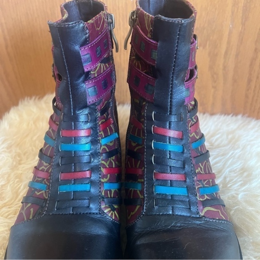 NWOB Spring Step L’Artiste Dasha Ankle Boots Sz-7 - Picture 4 of 8